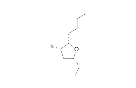 (2SR,3SR,5RS)-2-BUTYL-5-ETHYL-3-IODOTETRAHYDROFUTAN