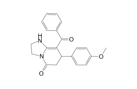 1-Oxo-3-(p-methoxyphenyl)-4-benzoyl-6,9-diazabicyclo[4.3.0]non-4-ene