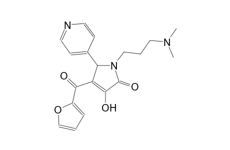 2H-pyrrol-2-one, 1-[3-(dimethylamino)propyl]-4-(2-furanylcarbonyl)-1,5-dihydro-3-hydroxy-5-(4-pyridinyl)-