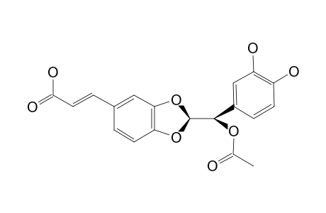 (CIS)-3-[2-[1-(3,4-DIHYDROXYPHENYL)-1-ACETOXYMETHYL]-1,3-BENZODIOXOL-5-YL]-(E)-2-PROPENOIC-ACID