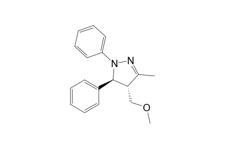 trans-4-(Methoxymethyl)-3-methyl-1,5-diphenyl-4,5-dihydro-1H-pyrazole