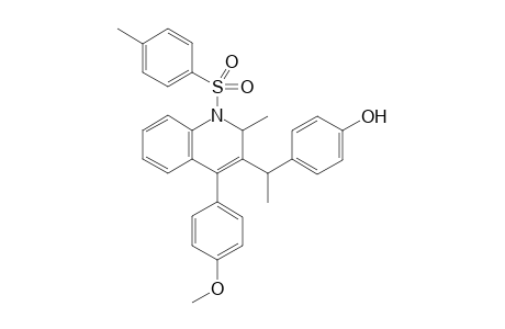 4-(1-(4-(4-Methoxyphenyl)-2-methyl-1-tosyl-1,2-dihydroquinolin-3-yl)ethyl)phenol