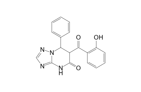 6-[(2-Hydroxyphenyl)carbonyl]-7-phenyl-6,7-dihydro[1,2,4]triazolo[1,5-a]pyrimidin-5(4H)-one