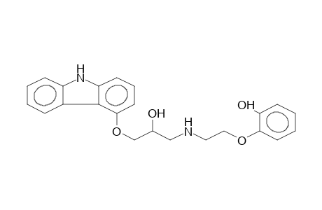 1-(9H-Carbazol-4-yloxy)-3-{[2-(2-hydroxyphenoxy)ethyl]amino}-2-propanol
