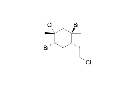 (1R,2S,4S,5R,E)-1,4-dibromo-5-chloro-2-(2-chlorovinyl)-1,5-dimethylcyclohexane