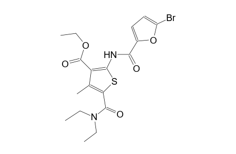 ethyl 2-[(5-bromo-2-furoyl)amino]-5-[(diethylamino)carbonyl]-4-methyl-3-thiophenecarboxylate