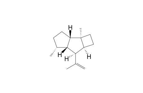 (1R*,2S*,5R*,6R*,7S*,8R*)-1,5-Dimethyl-7-(1'-methylethenyl)tricyclo[6.2.0.3(2,6)]decane