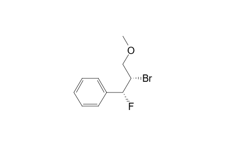 (1R*,2S*)-2-Bromo-1-fluoro-3-methoxy-1-phenylpropane