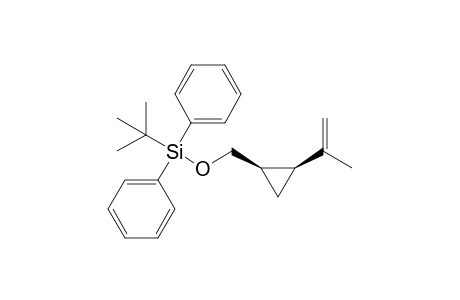 tert-Butyl-diphenyl-[[(1R,2S)-2-prop-1-en-2-ylcyclopropyl]methoxy]silane