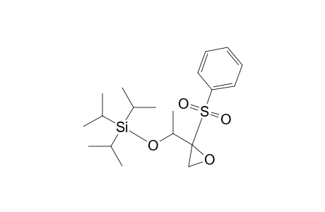 2-Phenylsulfonyl-2-[1'-(triisopropylsiloxy)ethyl]oxirane