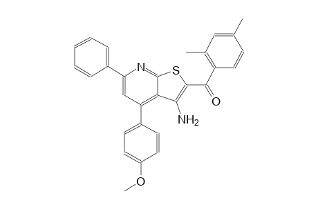 methanone, [3-amino-4-(4-methoxyphenyl)-6-phenylthieno[2,3-b]pyridin-2-yl](2,4-dimethylphenyl)-