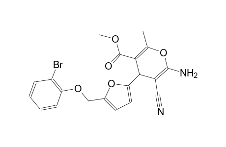 methyl 6-amino-4-{5-[(2-bromophenoxy)methyl]-2-furyl}-5-cyano-2-methyl-4H-pyran-3-carboxylate