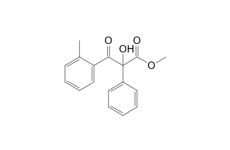 Methyl 2-hydroxy-3-(2-methylphenyl)-3-oxo-2-phenylpropanoate