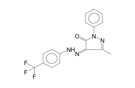 (Z)-3-METHYL-1-PHENYLPYRAZOLE-4,5-DIONE (4-TRIFLUOROMETHYLPHENYL)HYDRAZONE