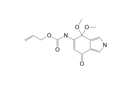 N-(4,7-DIHYDRO-4,4-DIMETHOXY-7-OXO-2H-ISOINDOL-5-YL)-O-(PROP-2-ENYL)-CARBAMATE