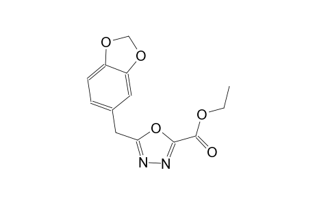 1,3,4-oxadiazole-2-carboxylic acid, 5-(1,3-benzodioxol-5-ylmethyl)-, ethyl ester