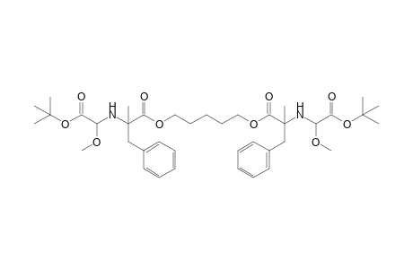 2-(tert-Butoxycarbonylmethoxymethylamino)-2-methyl-3-phenylpropionic acid 5-[2-(tert-butoxycarbonylmethoxymethylamino)-2-methyl-3-phenylpropionyloxy]pentyl ester