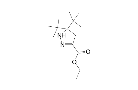 Pyrazole-3-carboxylic acid, 4,5-dihydro-5,5-di-t-butyl-, ethyl ester