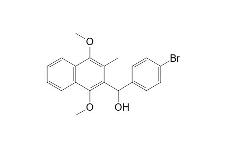 (4-Bromo-phenyl)-(1,4-dimethoxy-3-methyl-naphthalen-2-yl)-methanol