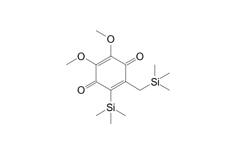 2,3-Dimethoxy-5-trimethylsilyl-6-((trimethylsilyl)methyl)-1,4-benzoquinone