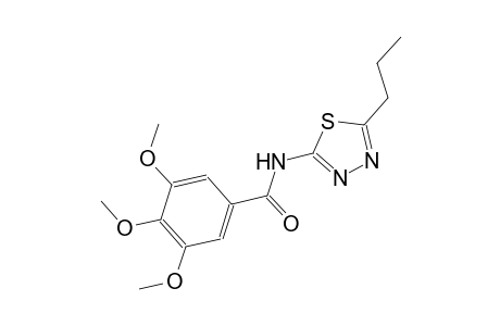 3,4,5-trimethoxy-N-(5-propyl-1,3,4-thiadiazol-2-yl)benzamide