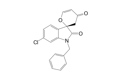 (S)-1-benzyl-6-chlorospiro[indoline-3,2'-pyran]-2,4'(3'H)-dione