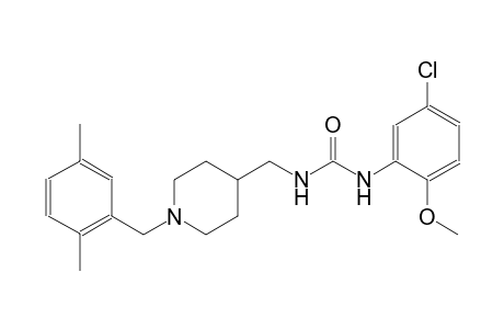 urea, N-(5-chloro-2-methoxyphenyl)-N'-[[1-[(2,5-dimethylphenyl)methyl]-4-piperidinyl]methyl]-