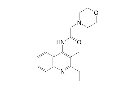 N-(2-Ethyl-3-methyl-4-quinolinyl)-2-(4-morpholinyl)acetamide