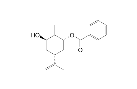 (1R,3R,5R)-2-methylene-5-(prop-1-en-2-yl)-1-hydroxy-3-benzoyloxycyclohexane