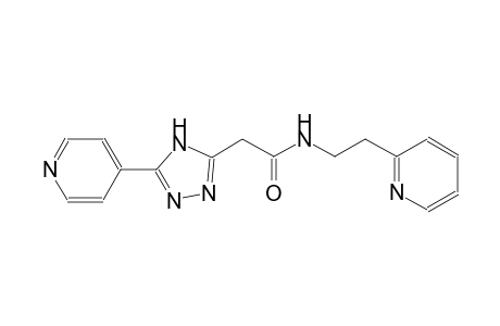 4H-1,2,4-triazole-3-acetamide, 5-(4-pyridinyl)-N-[2-(2-pyridinyl)ethyl]-