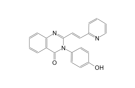 3-(4-hydroxyphenyl)-2-[(E)-2-(2-pyridinyl)ethenyl]-4(3H)-quinazolinone