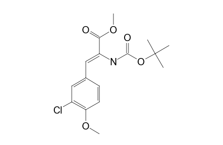(Z)-METHYL-3-(3-CHLORO-4-METHOXYPHENYL)-2-(TERT.-BUTOXYCARBONYLAMINO)-ACRYLATE