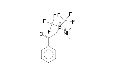 Dimethylamine(N-B)(benzoylmethyl)bis(trifluoromethyl)borane