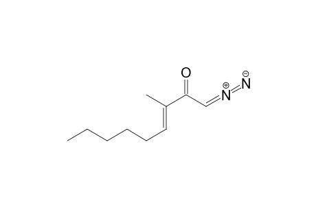 (E)-1-diazo-3-methylnon-3-en-2-one
