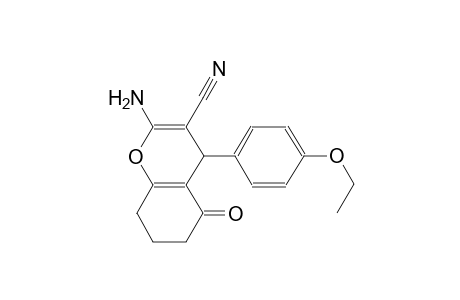 4H-1-benzopyran-3-carbonitrile, 2-amino-4-(4-ethoxyphenyl)-5,6,7,8-tetrahydro-5-oxo-