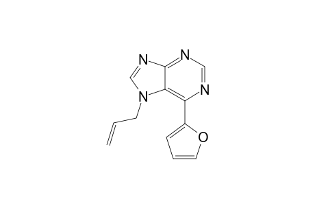 7-Allyl-6-(2-furyl)-7H-purine
