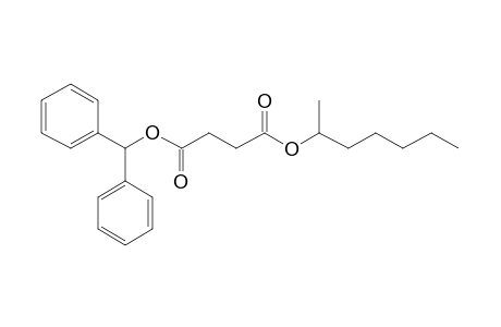 Succinic acid, hept-2-yl diphenylmethyl ester