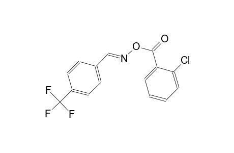 4-(trifluoromethyl)benzaldehyde O-(2-chlorobenzoyl)oxime