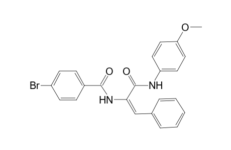 4-Bromo-N-((E)-1-[(4-methoxyanilino)carbonyl]-2-phenylethenyl)benzamide