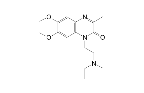 1-[2-(diethylamino)ethyl]-6,7-dimethoxy-3-methyl-2(1H)-quinoxalinone
