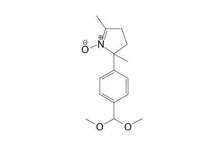 2-(4-Dimethoxymethylphenyl)-2,5-dimethyl-1-pyrroline- N-Oxide