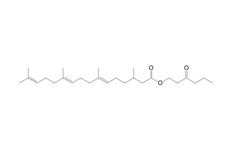 3-oxohexyl geranlycitronellate