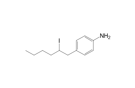 4-(2-Iodohexyl)aniline