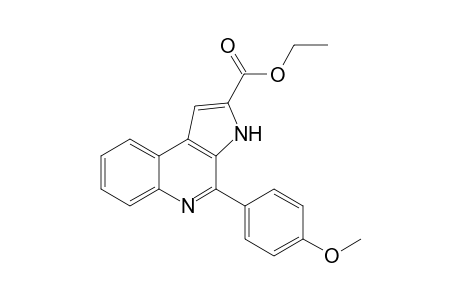 Ethyl 4-(4-methoxyphenyl)pyrrolo[2,3-c]quinoline-2-carboxylate