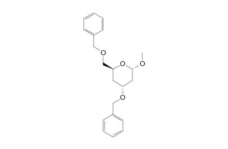 .beta.-D-threo-Hexopyranoside, methyl 2,4-dideoxy-3,6-bis-O-(phenylmethyl)-