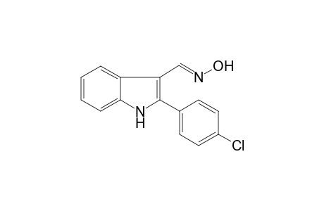 2-(4-Chlorophenyl)-1H-indole-3-carbaldehyde oxime