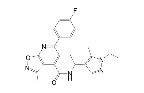 isoxazolo[5,4-b]pyridine-4-carboxamide, N-[1-(1-ethyl-5-methyl-1H-pyrazol-4-yl)ethyl]-6-(4-fluorophenyl)-3-methyl-