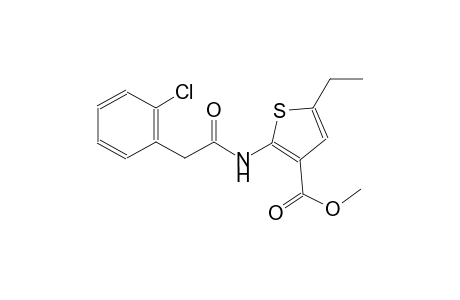 methyl 2-{[(2-chlorophenyl)acetyl]amino}-5-ethyl-3-thiophenecarboxylate