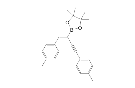 (Z)-2-(1,4-Di-para-tolylbut-1-en-3-yn-2-yl)-4,4,5,5-tetramethyl-1,3,2-dioxaborolane