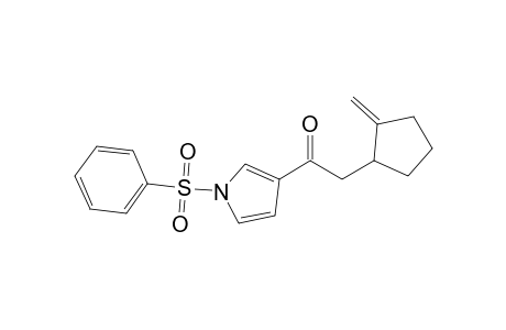 1-(1-besylpyrrol-3-yl)-2-(2-methylenecyclopentyl)ethanone